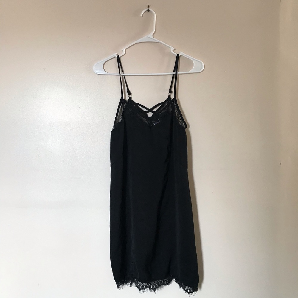 LINGERIE SATIN SLIP DRESS